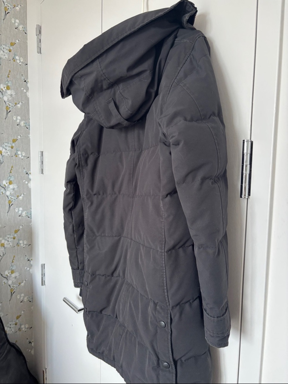 Canada Goose Black Shelburne Quilted Puffer Parka Coat with Hood - Picture 5 of 5